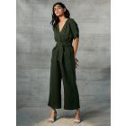Black Linen Jumpsuit
