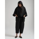 Black Linen Co-ord Set- Set of 3