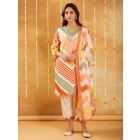 Multicolor Printed Cotton Dupatta