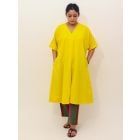 Yellow Cotton Kurta with Pants - Set of 2