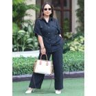 Black Linen Co-ord Set - Set of 2
