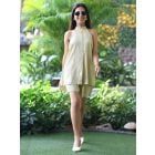 Pastel Yellow Linen Co-ord Set - Set of 2