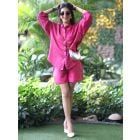 Pink Linen Co-ord Set - Set of 2
