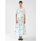 Green White Printed Cotton Co-ord Set- Set of 2