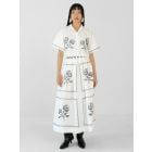 White Embroidered Cotton Co-ord Set- Set of 2