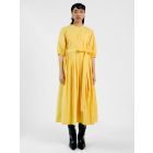 Yellow Cotton Dress with Belt