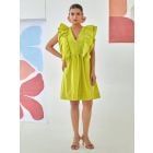 Lime Green Cotton Dress