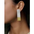 Dual Toned Handcrafted Brass Earrings