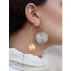 Dual Toned Handcrafted Brass Earrings