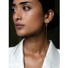 Gold Toned Handcrafted Brass Earrings