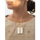 Dual Toned Handcrafted Brass Necklace