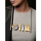 Dual Toned Handcrafted Brass Necklace