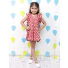 Red Printed Cotton Dress