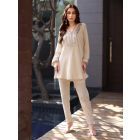 Ivory Gota Embroidered Cotton Co-ord Set - Set of 2