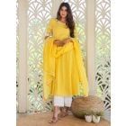 Yellow Cotton Suit - Set of 3
