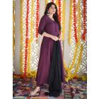 Purple Cotton Suit - Set of 3