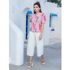 Pink Hand Block Printed Cotton Shirt