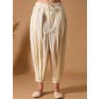 Off White Cotton Pants
