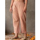 Peach Cotton Pants