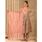 Light Pink Gota Work Kota Doria Dupatta