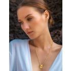 Gold Plated Handcrafted Brass Necklace