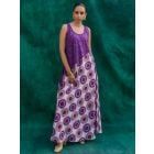 Purple Printed Organic Cotton Dress