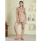 Multicolor Hand Block Printed Cotton Co-ord Set - Set of 2