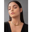Gold Plated Handcrafted Brass Necklace