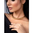 Gold Plated Handcrafted Brass Hasli