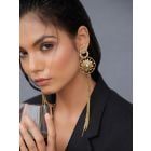 Gold Plated Handcrafted Brass Earrings