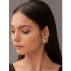 Gold Plated Handcrafted Brass Earrings