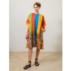 Multicolor Printed Poplin Dress