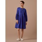 Blue Handwoven Cotton Dress