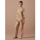 Beige Organic Cotton Pants