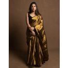 Golden Zari Cotton Tissue Saree