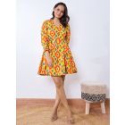 Cotton Ikat Dress 003