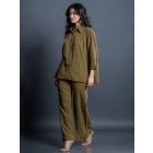 Olive Green Organic Cotton Pants
