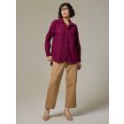 Burgundy Cotton Shirt