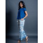 White Tie and Dye Organic Cotton Pants