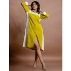 Green White Organic Cotton Dress