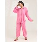 Pink Cotton Co-ord Set- Set of 2