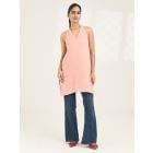 Peach Cotton Kurta