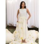 Ivory Hand Block Printed Cotton Dress