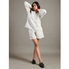 Ivory Linen Co-ord Set- Set of 2