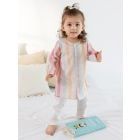 Multicolor Striped Cotton Kurta with Pants- Set of 3