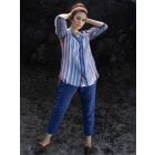 Blue Peach Hand Block Printed Kota Co-ord Set - Set of 2