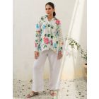 Multicolor Printed Linen Shirt