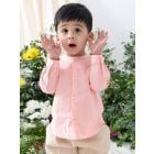 Pink Embroidered Cotton Shirt
