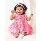 Pink Printed Cotton Suit - Set of 3