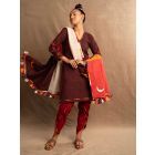 Multicolor Patch Work Cotton Dupatta